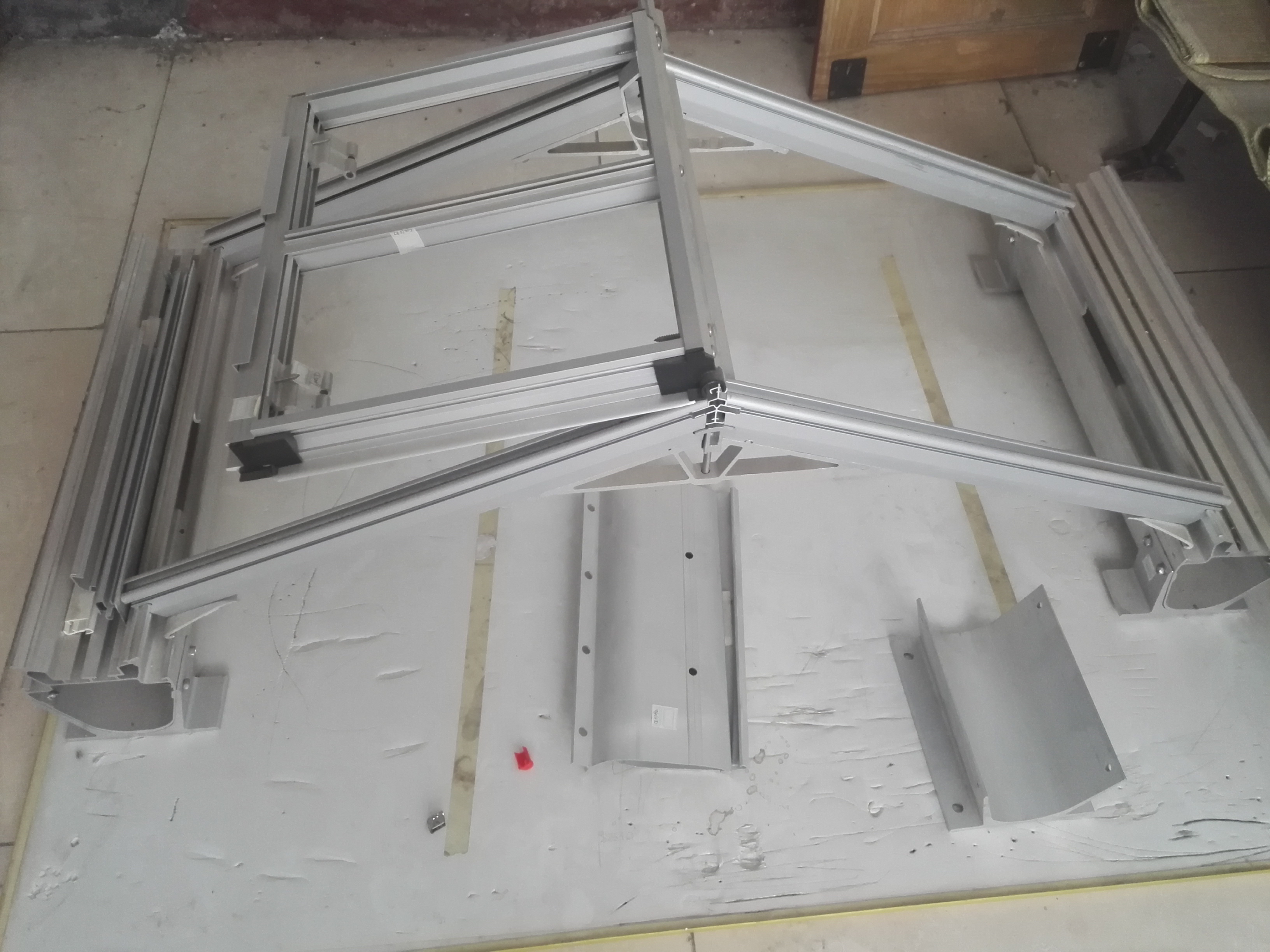 玻璃温室专用铝型材安装教程,铝合金温室大棚建造