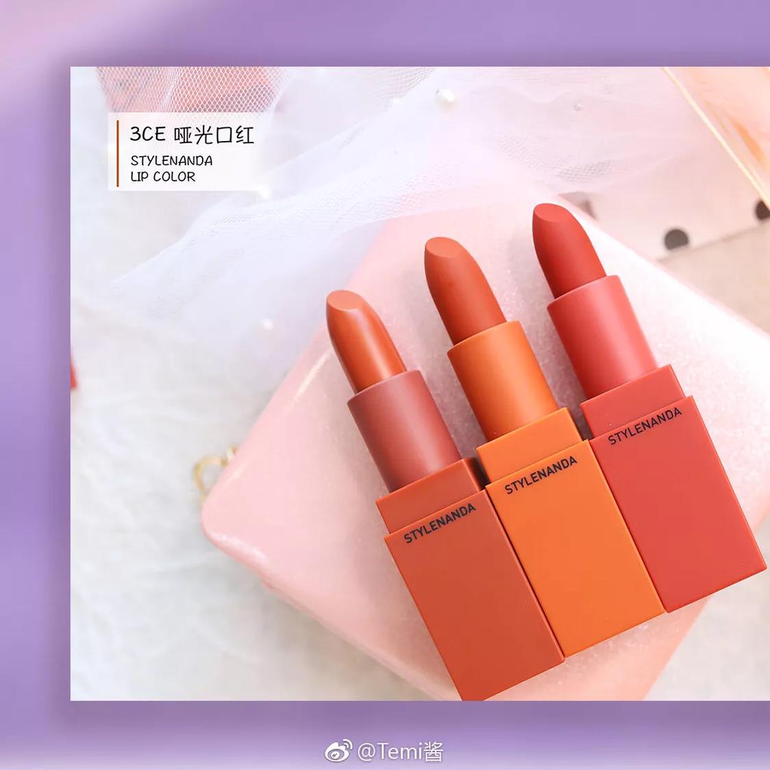3ce口红怎么样好用吗,3ce烟管口红烟熏玫瑰