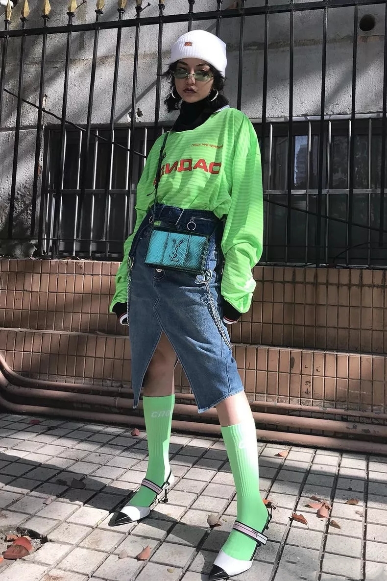 杨幂同款黑色过膝皮袜,杨幂过膝袜长筒袜秋冬款