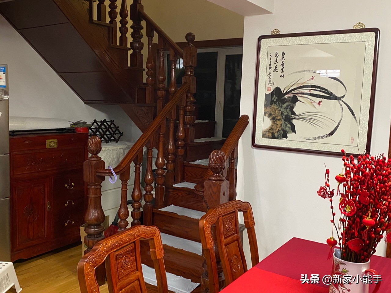 花了一年装修的新中式，效果很漂亮，一家人幸福入住特别高兴