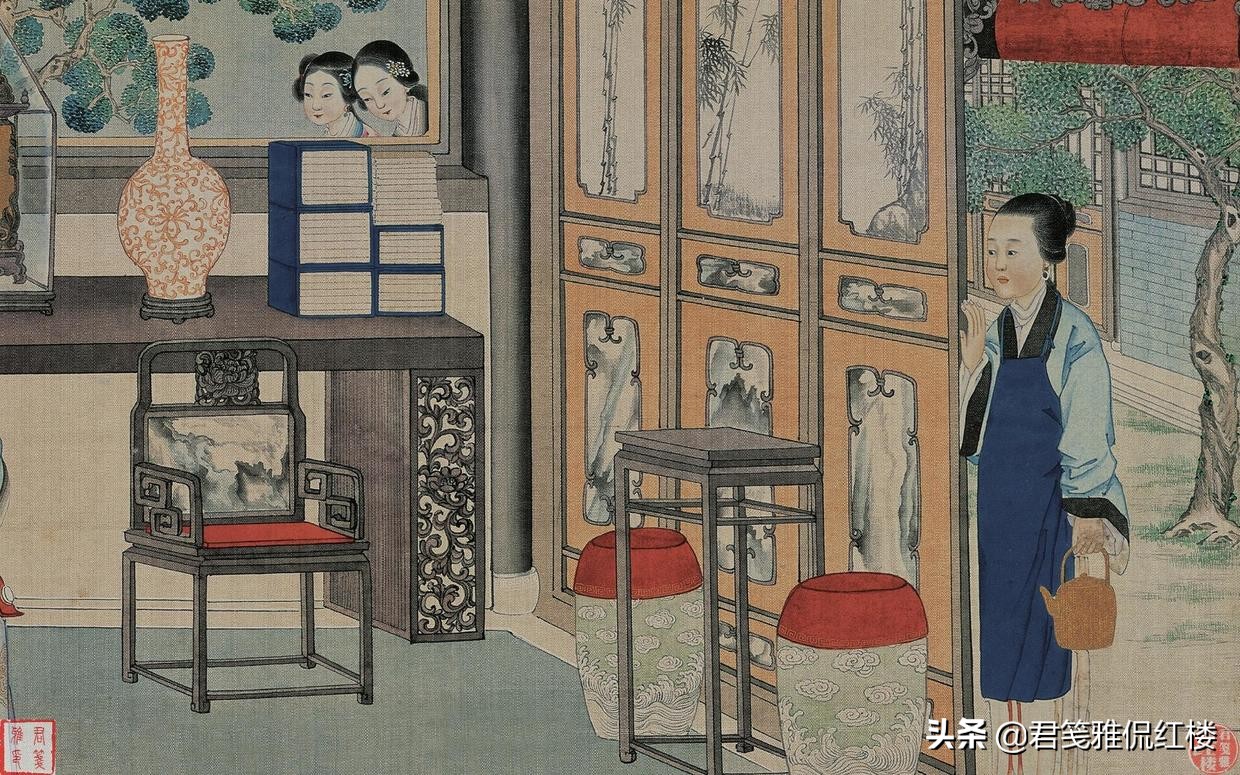 薛蝌和邢岫烟说话,邢岫烟与薛蝌的婚事是书中哪一回