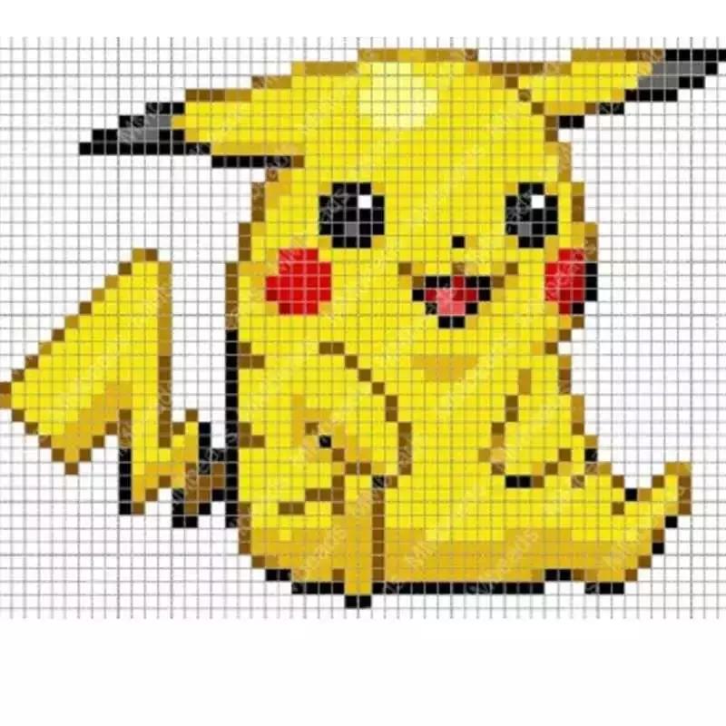 拼豆豆diy小图案彩虹,宝可梦拼豆图纸大全图片