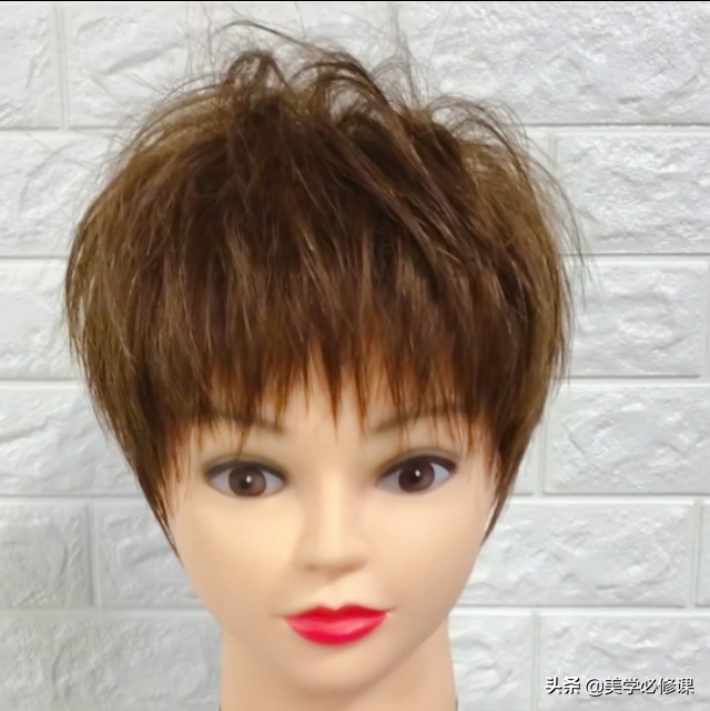 2020最火短发碎发3厘米自己打理,发型女士短发碎发