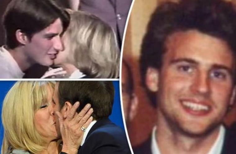 马克龙多少岁与布丽吉特结婚,马克龙年轻时照