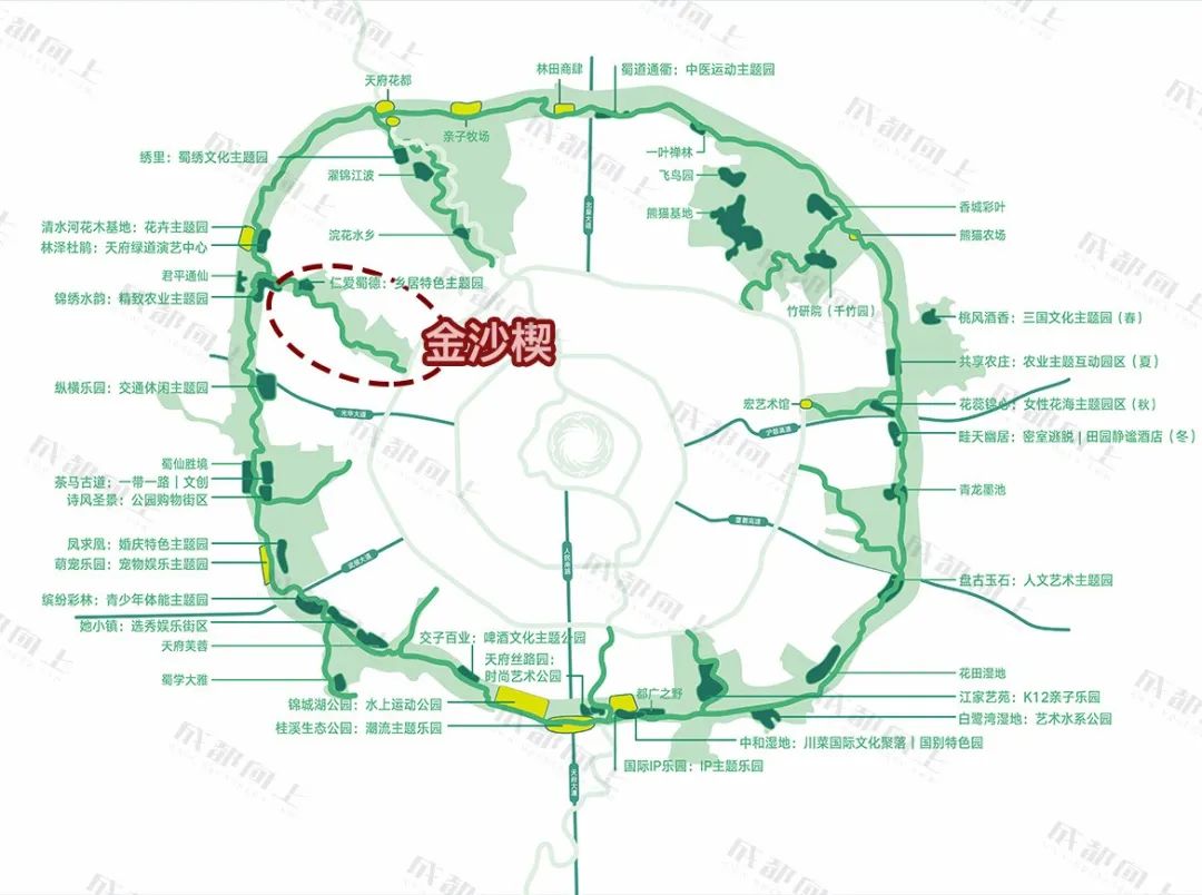 成都环城生态公园蜀道通衢,成都环城生态公园12个特色园