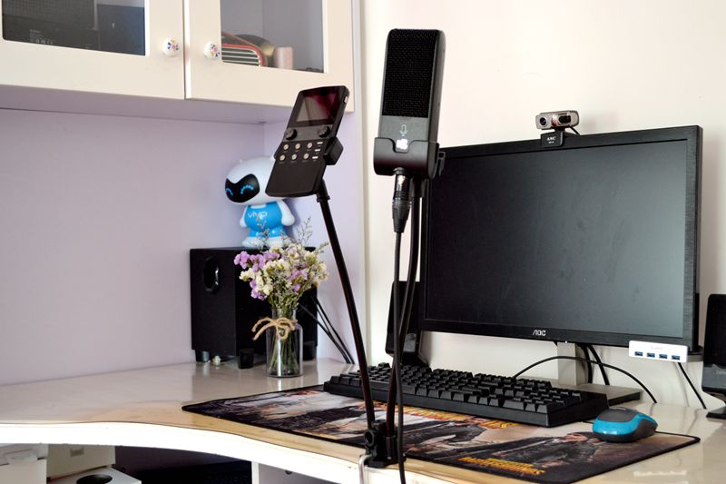 怎么用唱吧k10声卡录制唱歌的视频,唱吧k10声卡套装有混响效果吗