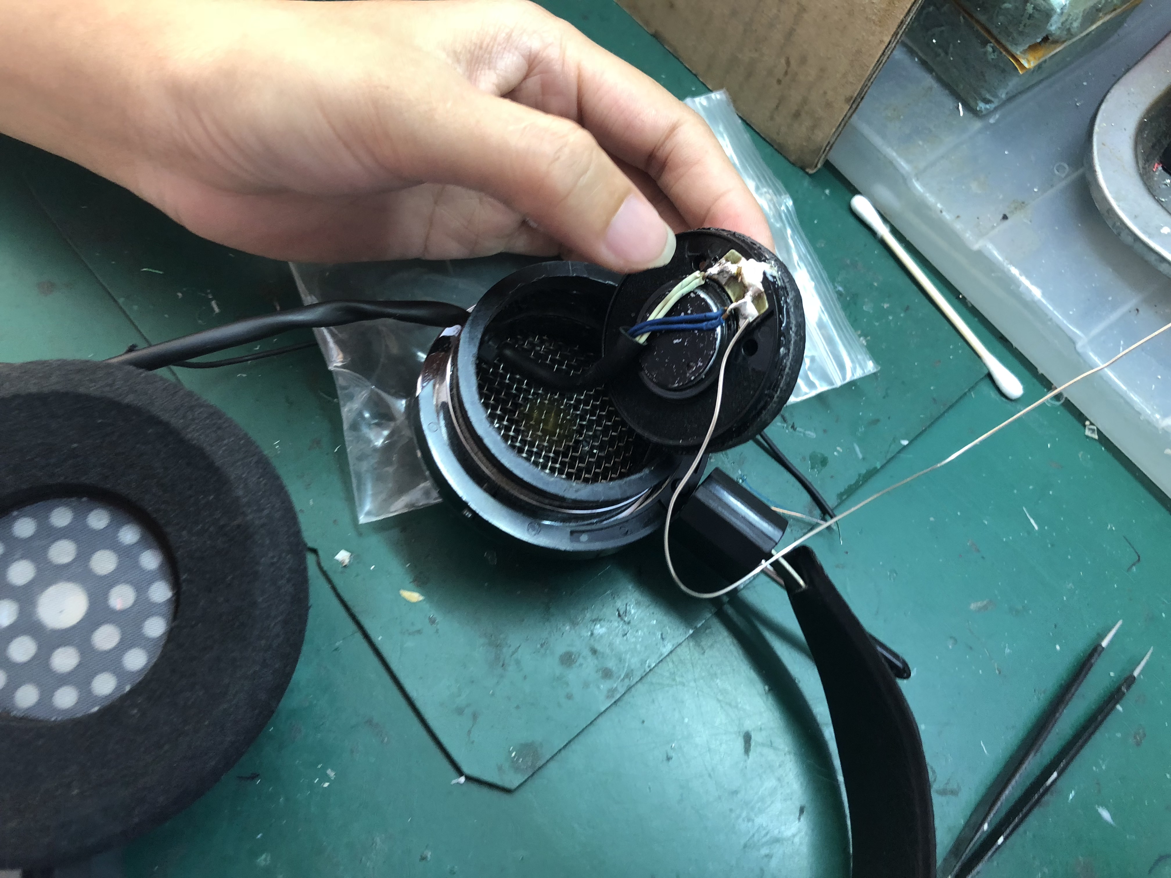 歌德耳机维修视频,歌德sr325耳机拆解