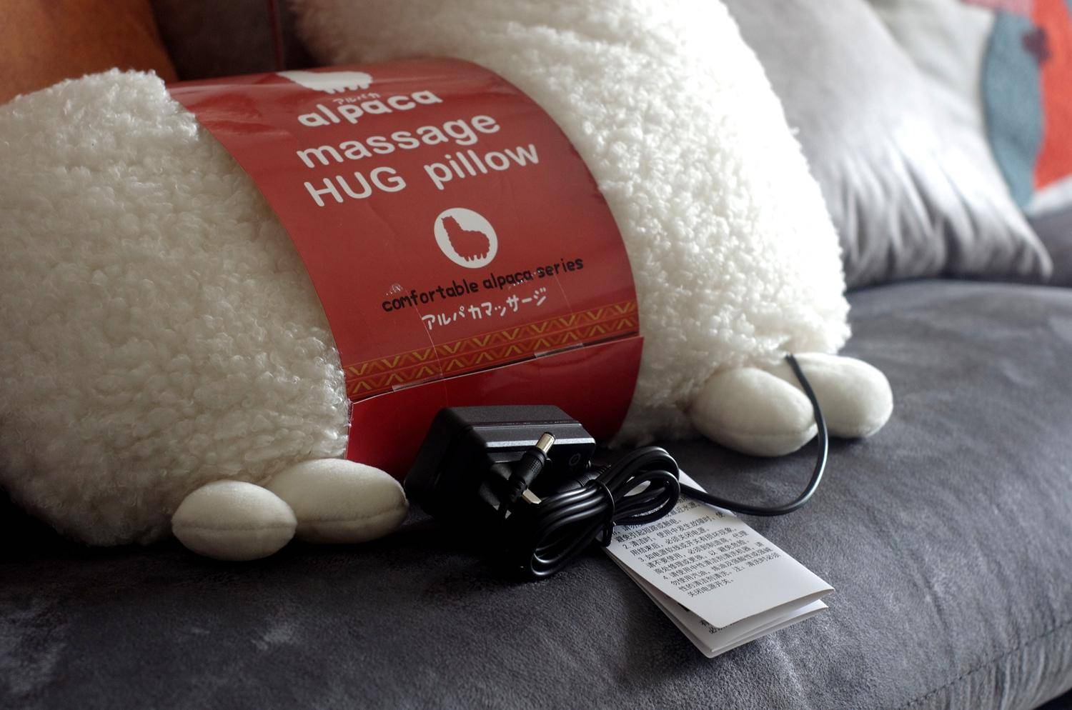 可爱治愈羊驼按摩器,可爱按摩枕羊驼