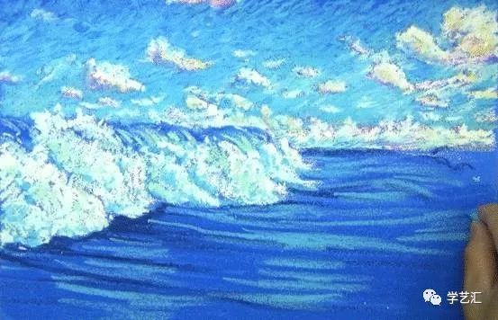 重彩油画棒教程简单,油画棒超美超简单