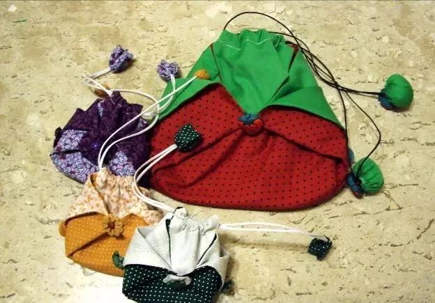 小零钱包迷你制作,小钱袋编法教程