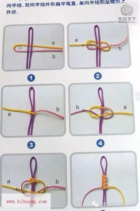 双线弹力绳金刚手串收尾打结图解,手串弹力绳打结方法视频教程全集