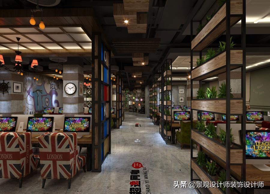 网咖设计效果图,网咖设计图哪找