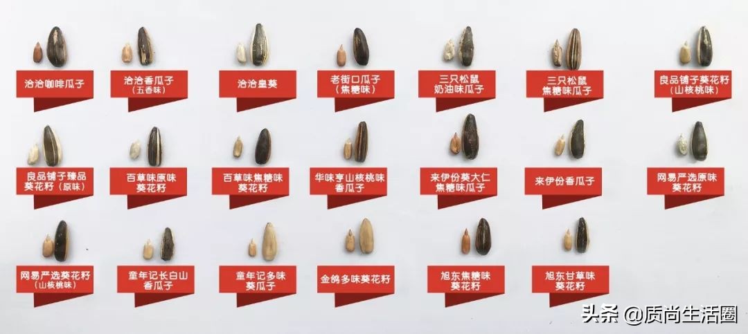 20种口味瓜子,20种瓜子