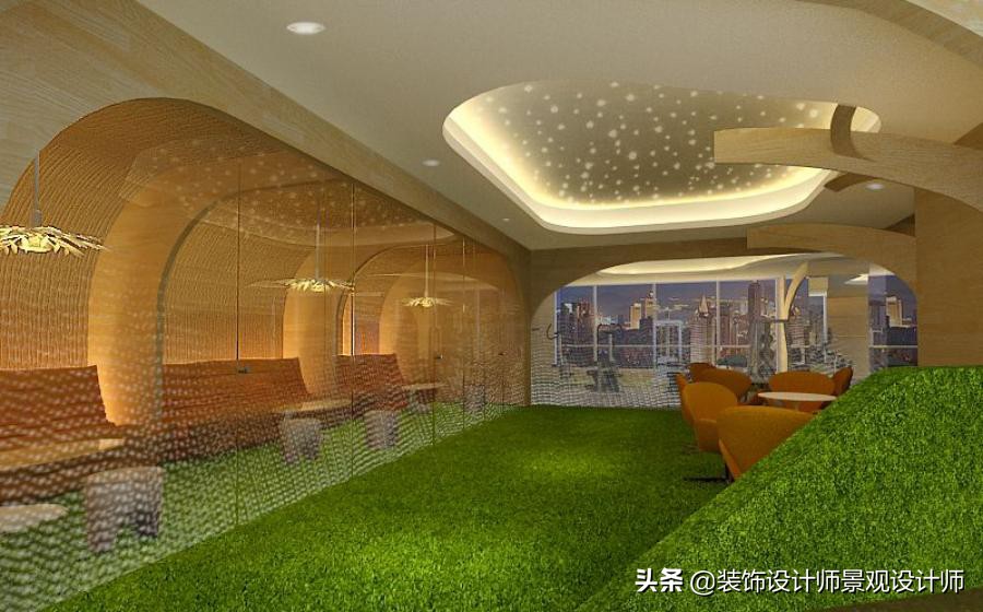 公司健身房设计效果图,书房健身房二合一设计效果图