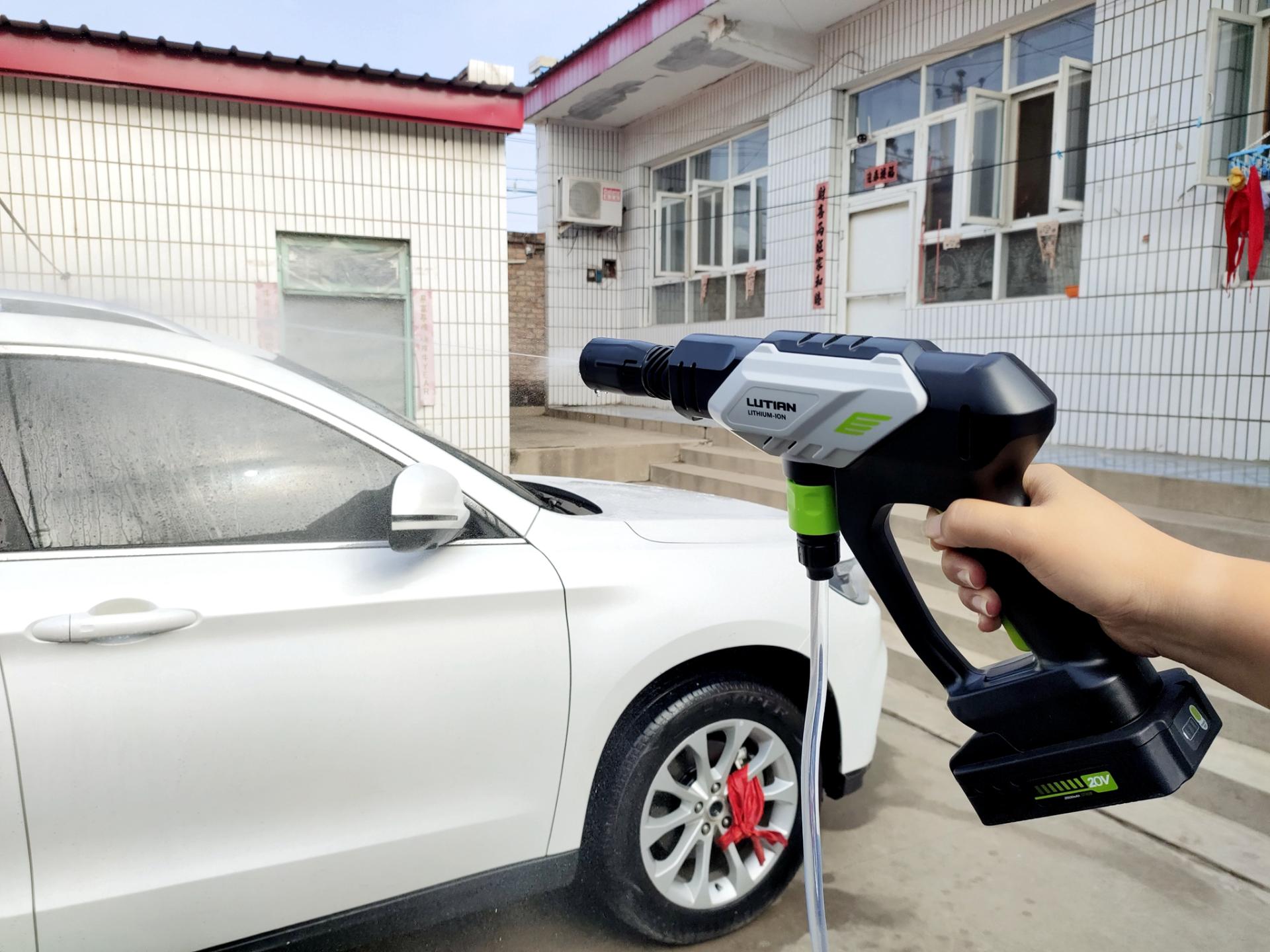 绿田沙漠之鹰锂电池洗车机评测,绿田沙漠之鹰40v锂电洗车机