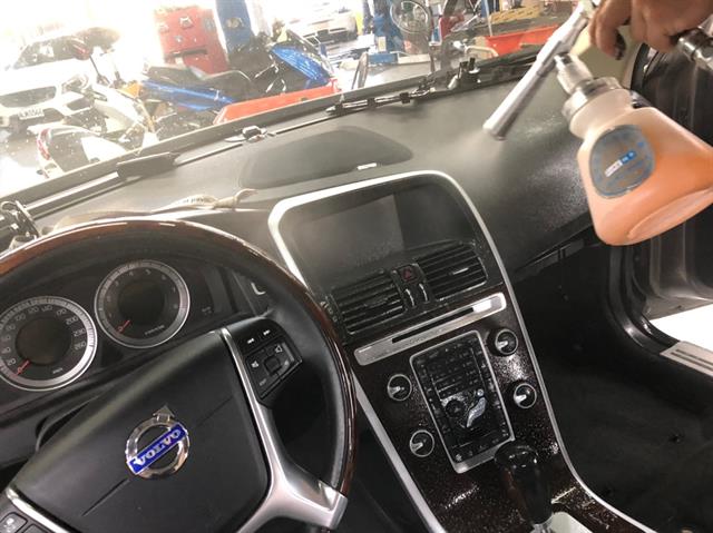 20年老汽车内饰清洗教学全过程,汽车内饰深度清洁施工细节