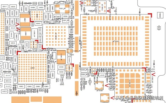 手机维修电路图,迅维手机维修培训电路图
