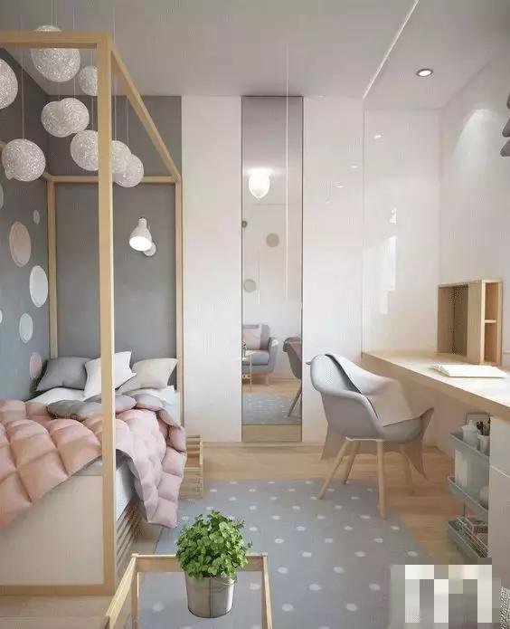 小户型适合的高架床,小户型横竖都能放的床