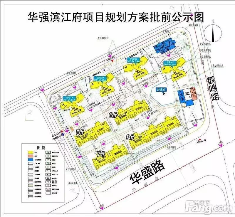 滨江华强国际公馆,华强国际公馆南通楼栋分布图