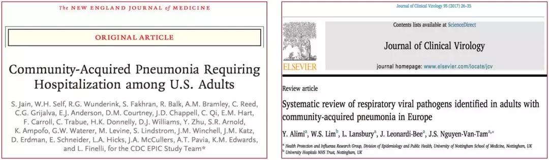 免疫正常成年CAP患者，非流感与流感病毒性肺炎病情严重程度相似