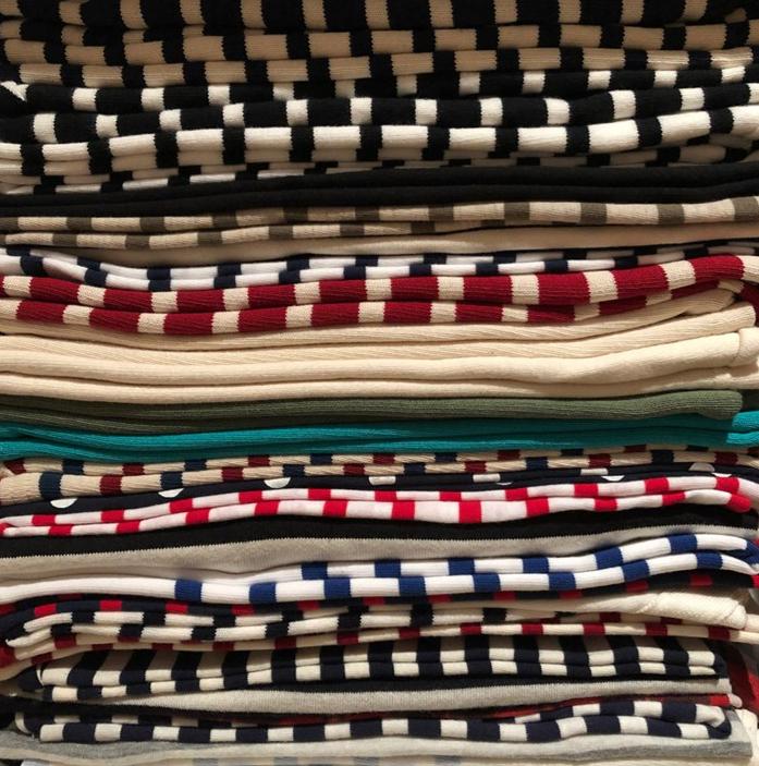 条纹衫的正确搭配,条纹衫穿宽松一点好看吗