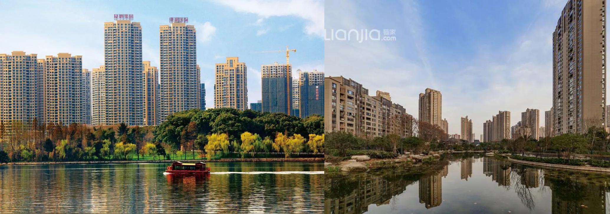 武昌百瑞景现状,百瑞景与复地东湖国际对比