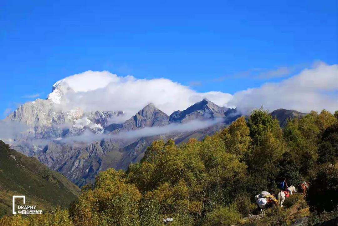 川西赏秋自驾游最佳路线图,川西最美秋色环线