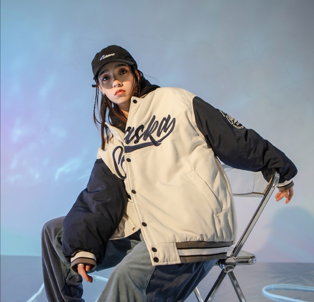 2020年超火棒球服,棒球服棉服穿搭