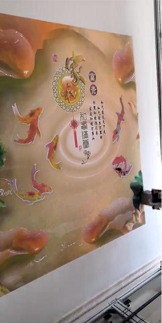 墙体彩绘机定位,央视墙体彩绘机