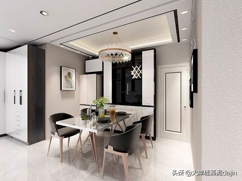 清荷园装修效果图,大津硅藻泥清菡系列