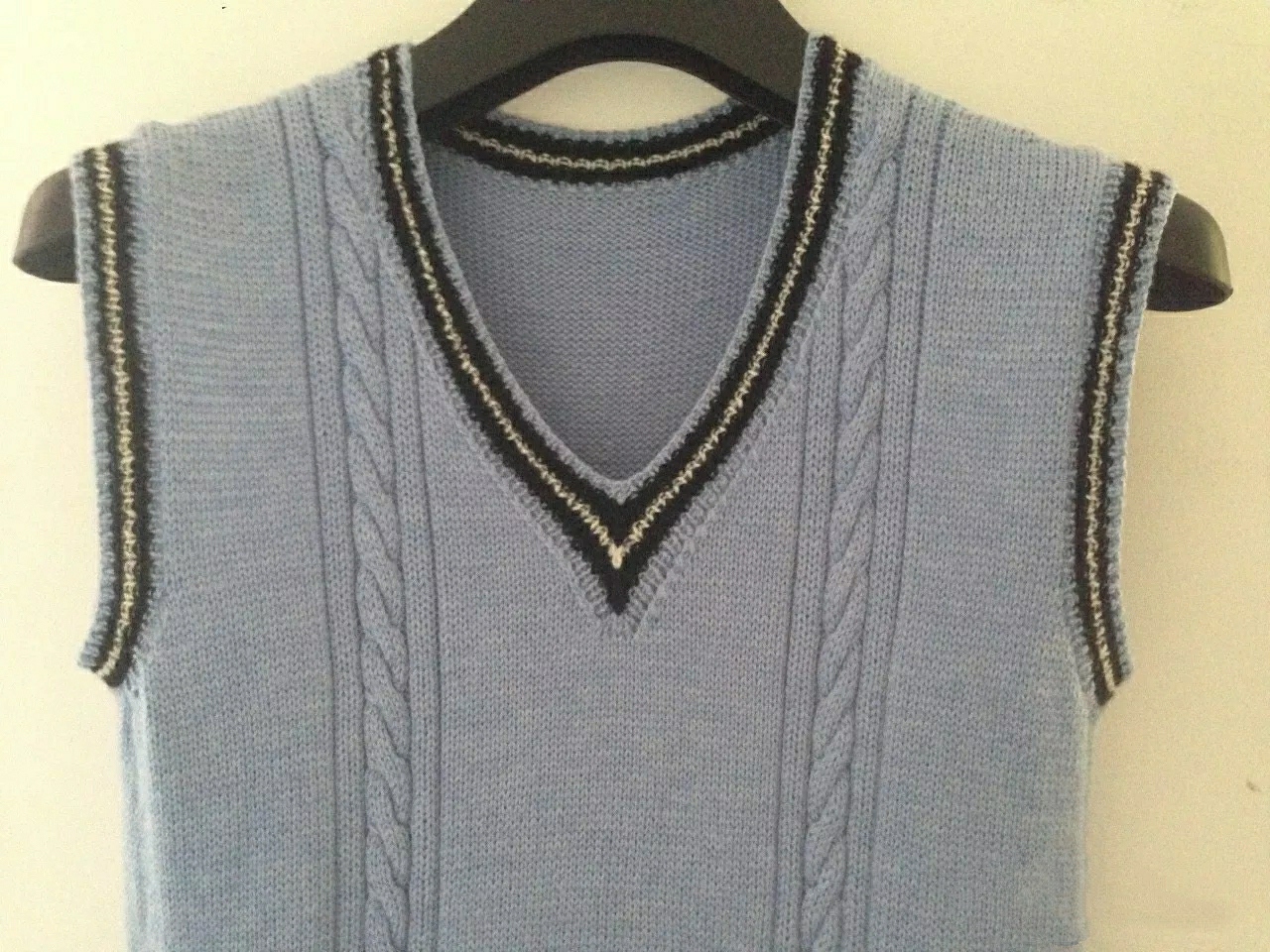 新款韩版学院风V领叠穿针织背心,织宽松v领背心