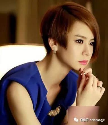 40-50岁洋气发型女士短发烫发沙宣,发型2018流行短发发型沙宣