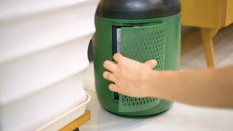 大宇无叶电风扇滤网正反面,大宇空气净化器无叶风扇