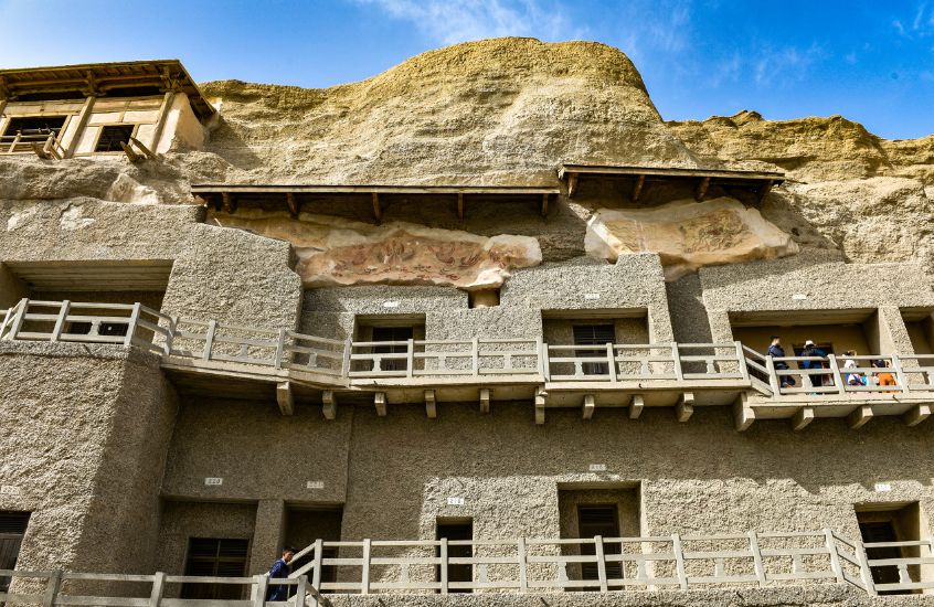 飞天敦煌第十四窟壁画,流沙敦煌