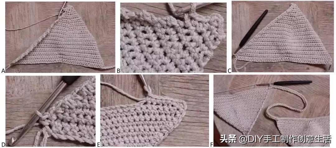 夏天来了，一定要钩一套给自己，有钩织教程