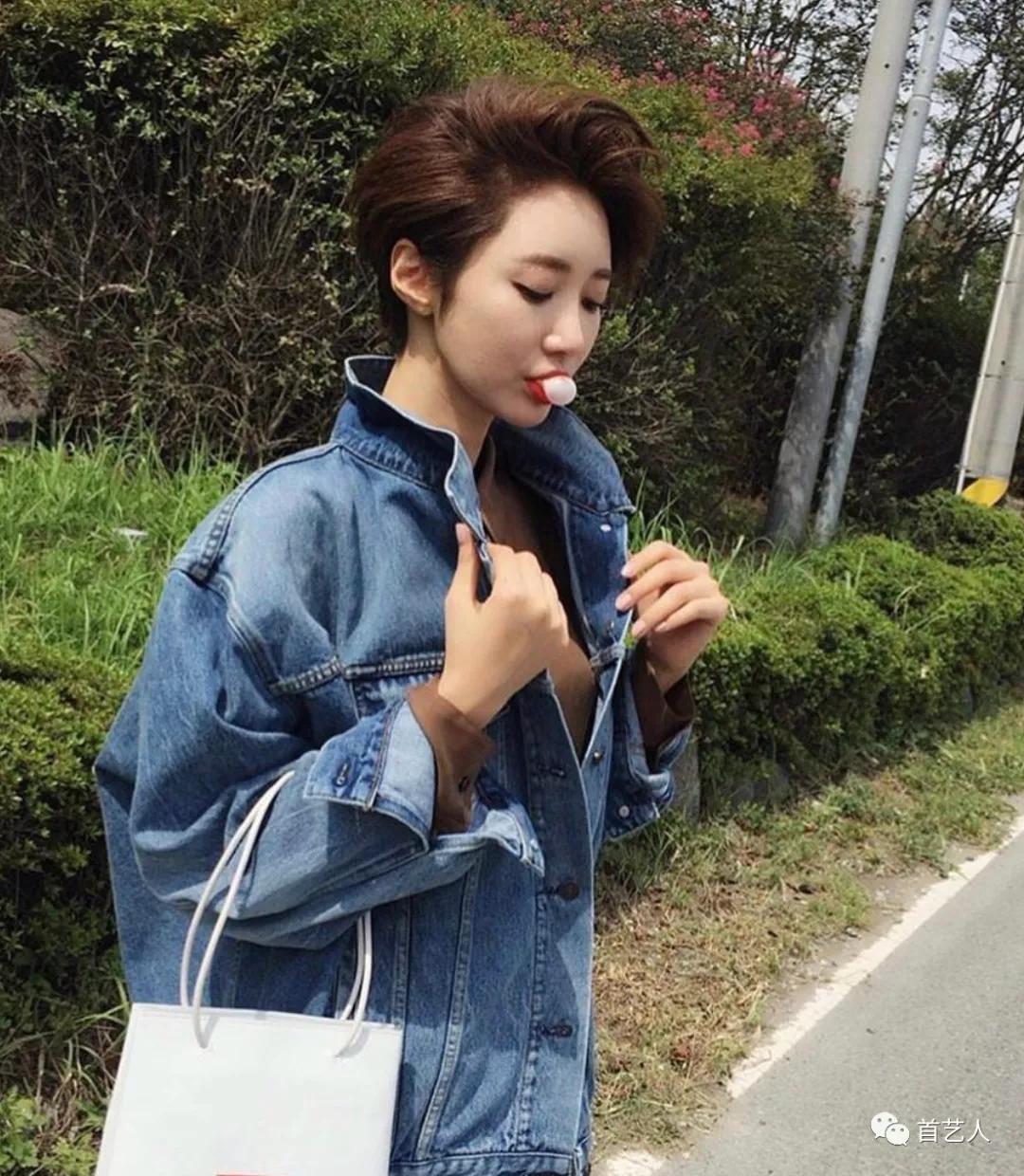 短发女神高俊熙发色,高俊熙短发发型图片