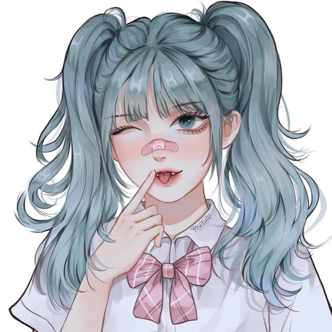 卡通头像可爱呆萌动漫人物q版,微信头像卡通可爱女生唯美动漫