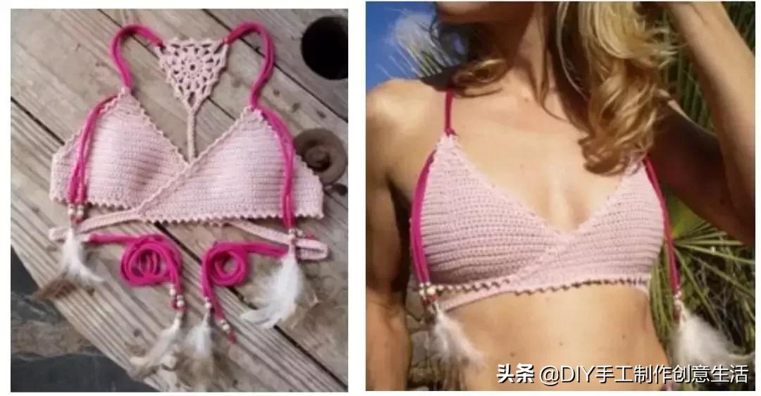 夏天来了，一定要钩一套给自己，有钩织教程