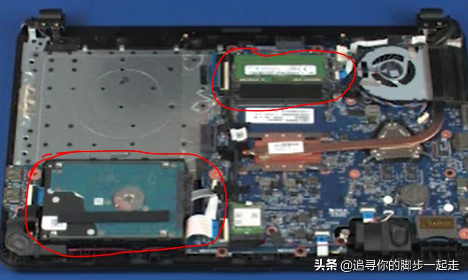 让旧电脑变得流畅,hp348g3笔记本拆机添加内存