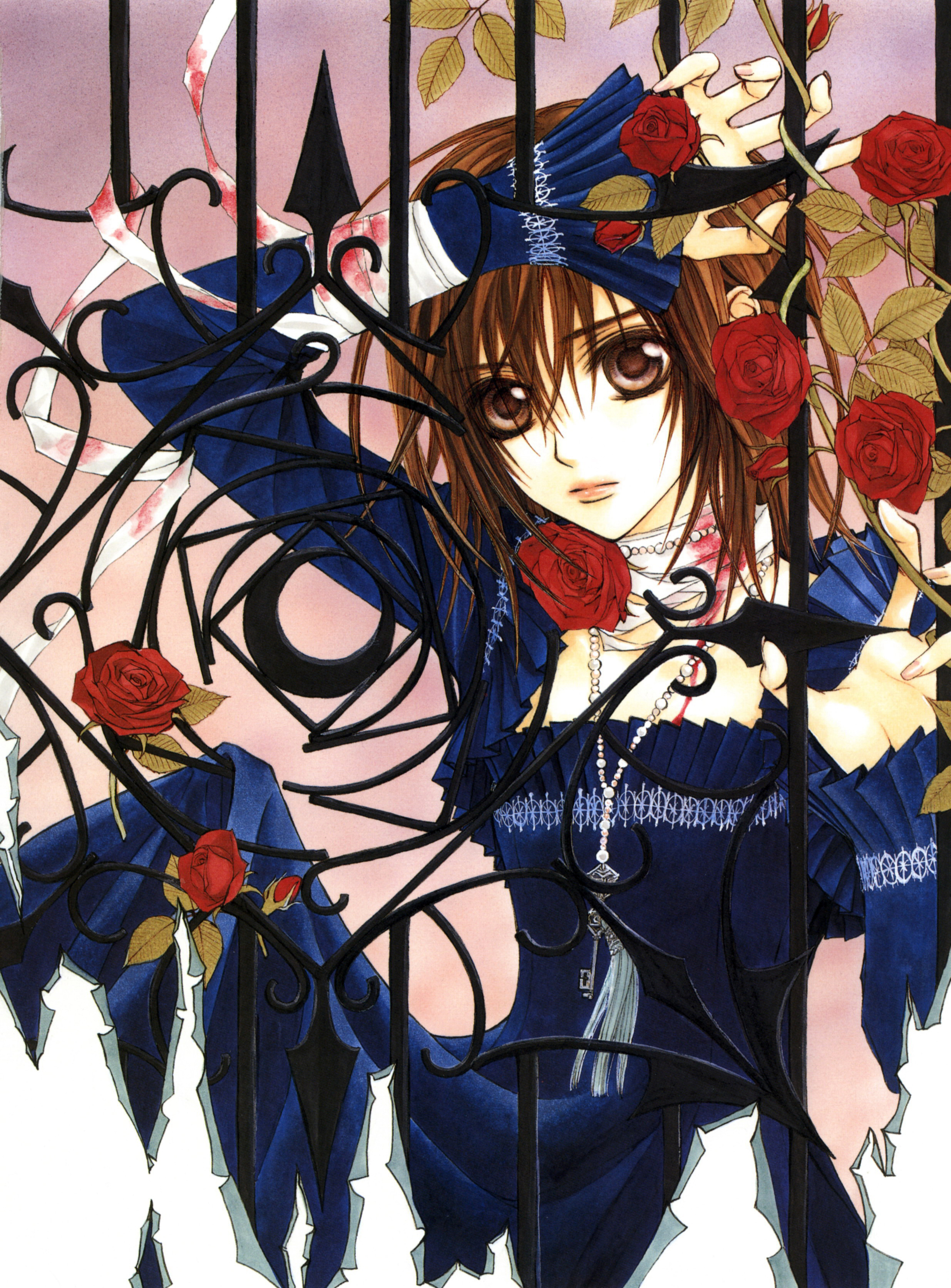 有关帅气吸血鬼的漫画图片,画风超精致的日本吸血鬼漫画