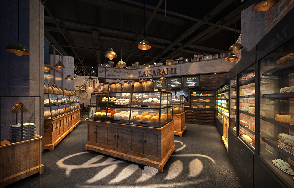 专业面包店装修设计,成都面包店装修设计
