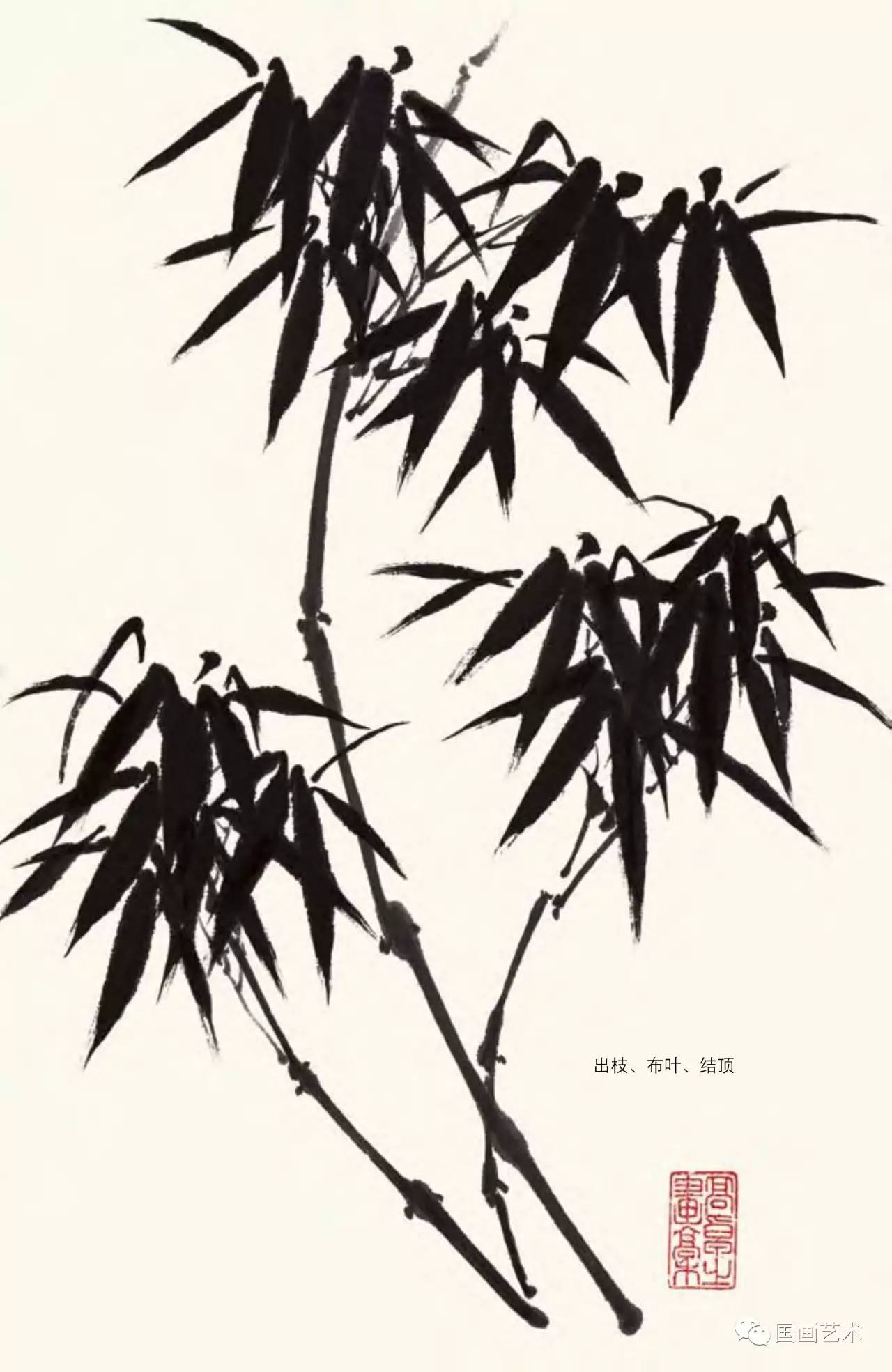 历代画竹名家名单,初学画竹子入门毛笔