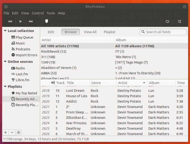 linux自带音乐播放器,linux最好用的音乐播放器