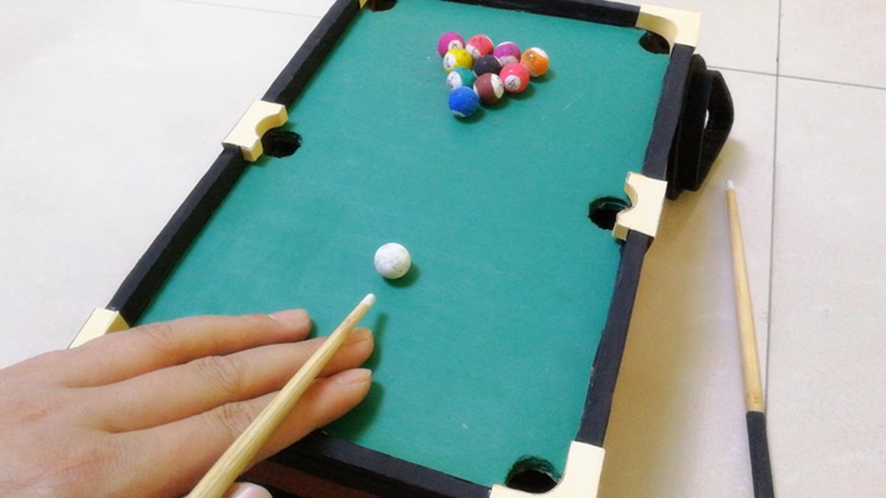 儿童手工制作台球杆,用纸板做一个台球