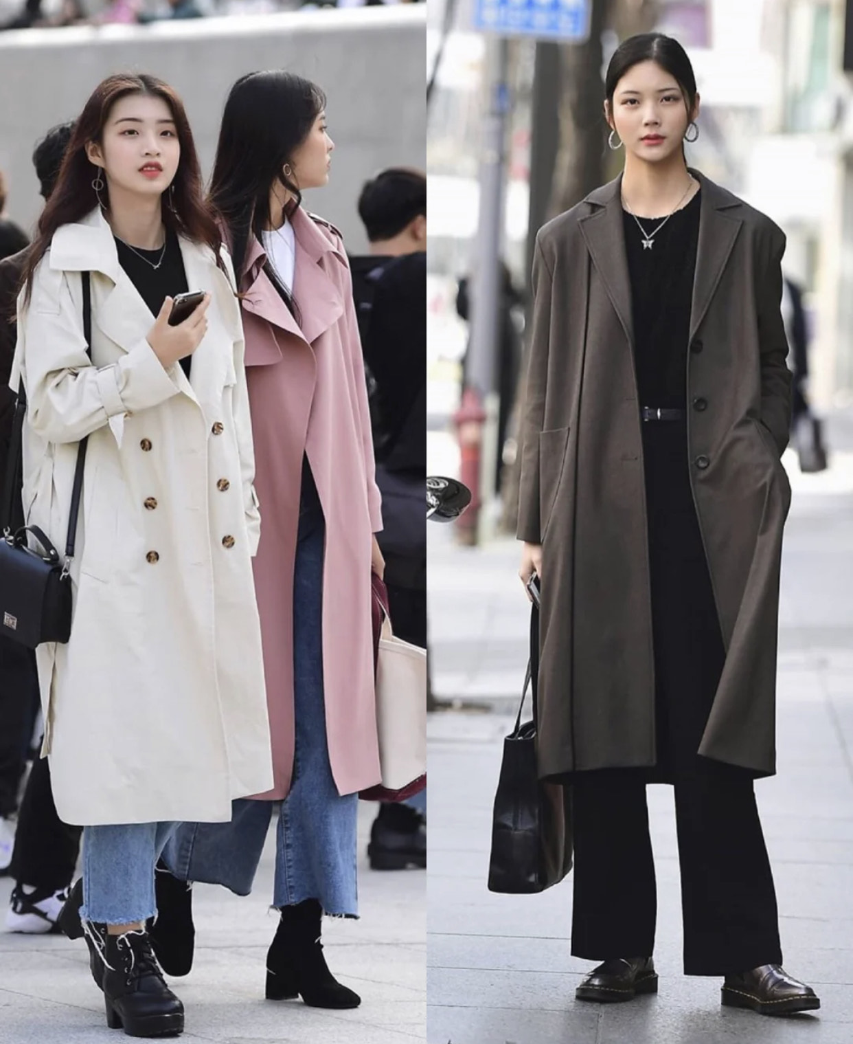 韩国女生穿搭秋短裙,韩国夏季不露腿穿搭