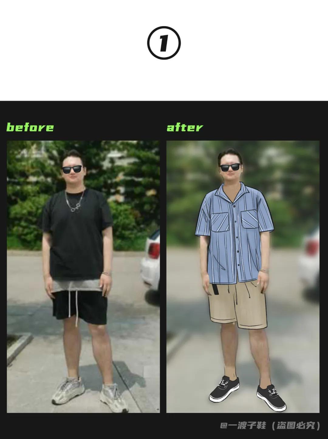 微胖男生这样穿清凉干净又显瘦,微胖男生这样穿真的很好看