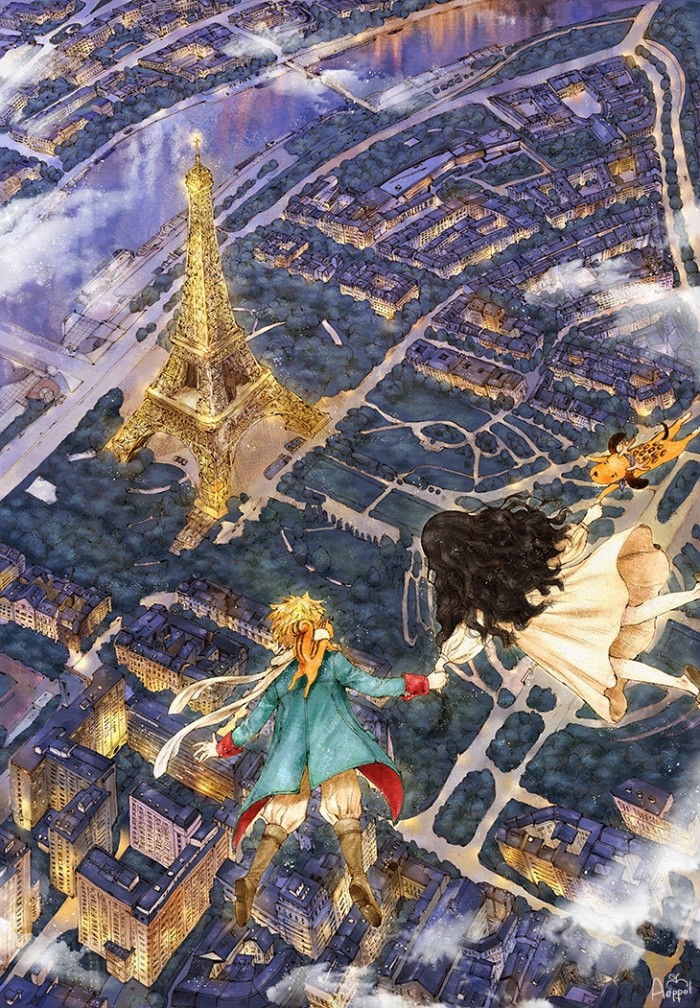 韩国插画师森林女孩日记图文,水彩插画森林女孩日记