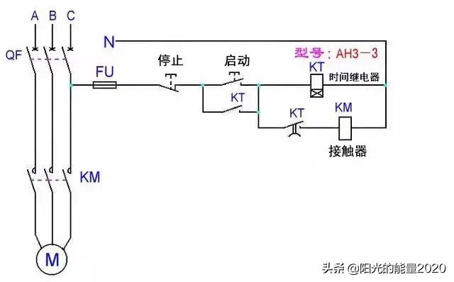 输送带自动控制电气原理图,自动控制电气图讲解
