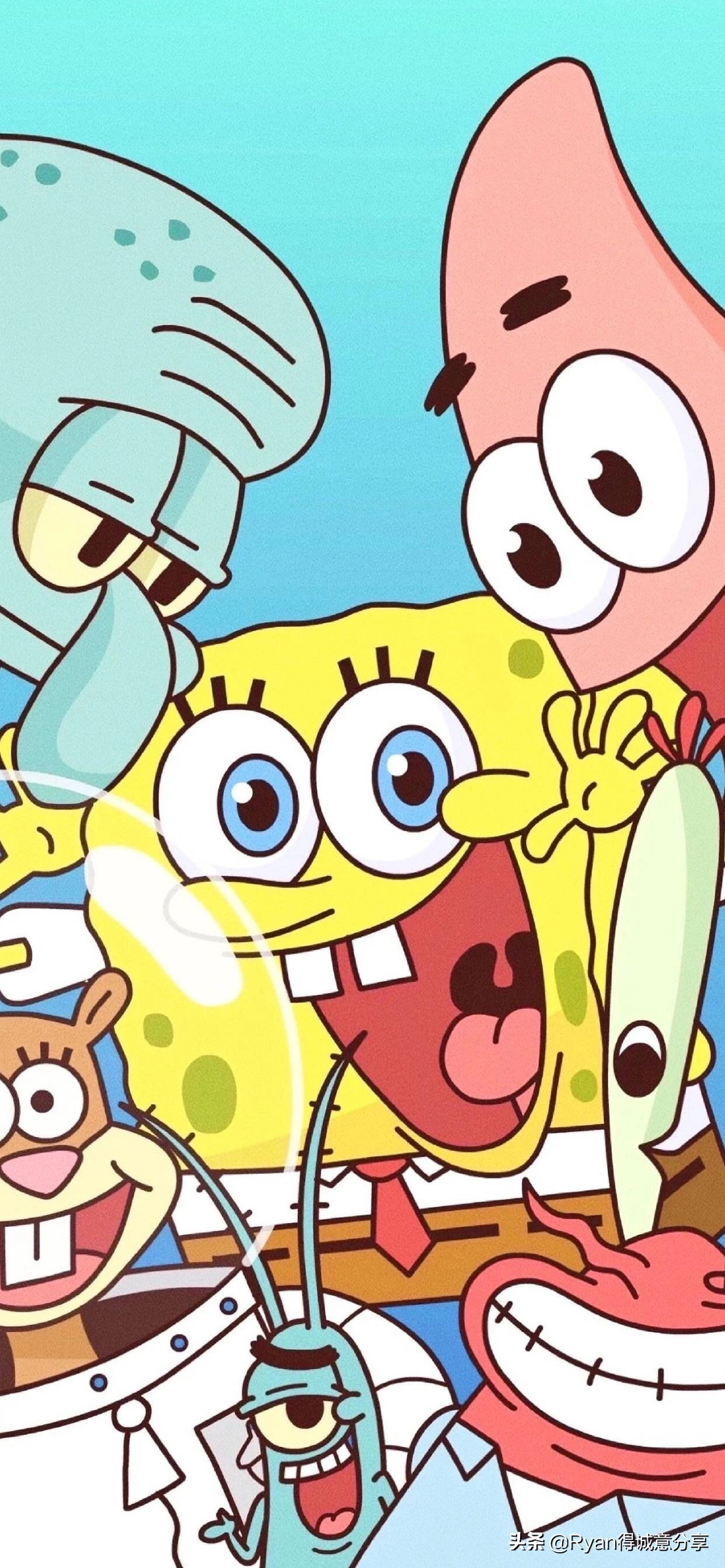 海绵宝宝詹韦连线壁纸,海绵宝宝壁纸桌面主题