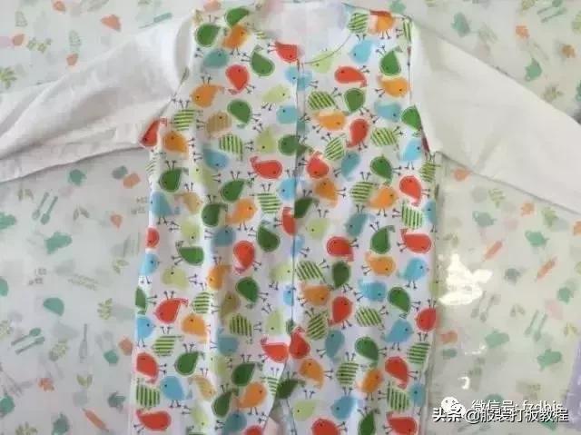 儿童服装打版教程,婴儿连体衣服制版裁剪图样